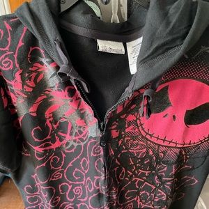 Brand new Disneyland Jack Skellington Short sleeve hoodie